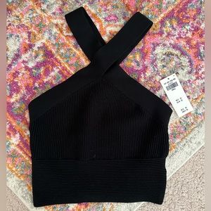 NWT Abercrombie & Fitch Ottoman Twist Halter Top